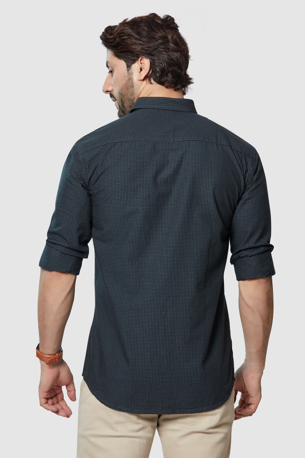 Men's Checkered Casual Shirt – Full Sleeves