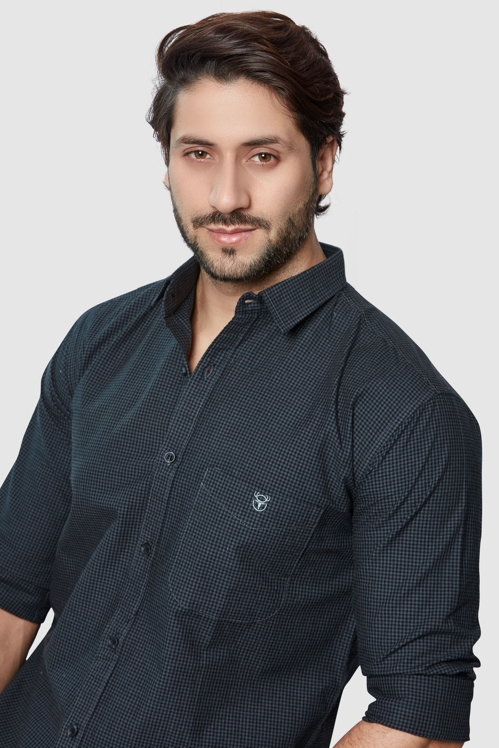 Men's Checkered Casual Shirt – Full Sleeves