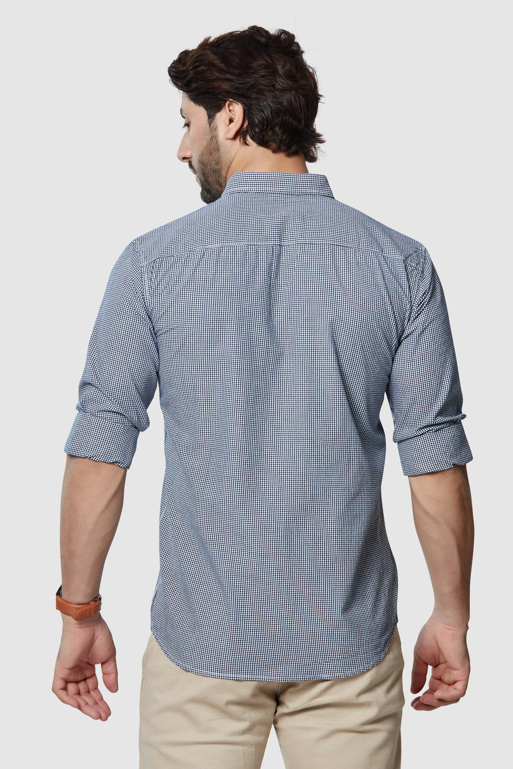 Men's Full Sleeve Checkered Casual Shirt