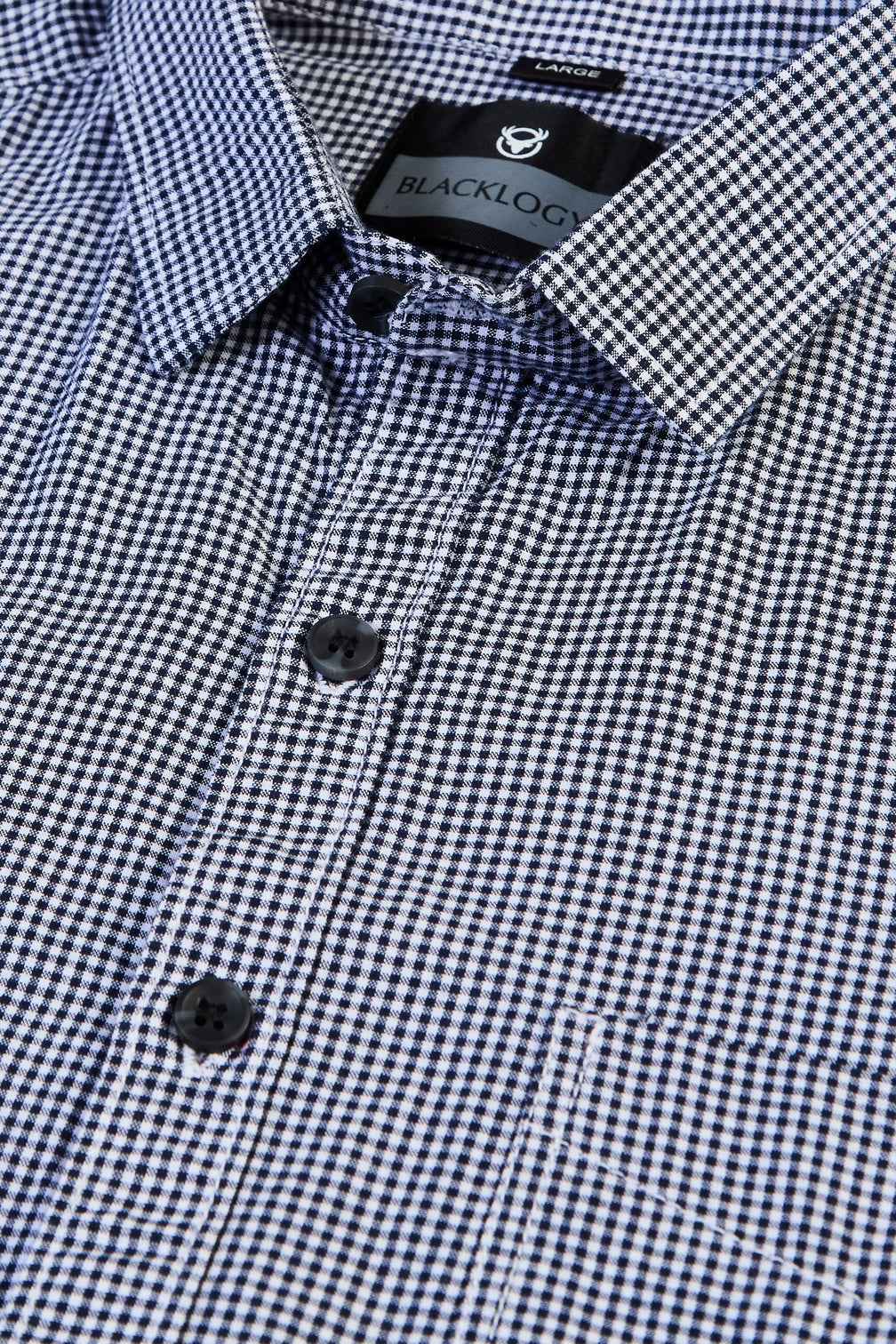 Men's Full Sleeve Checkered Casual Shirt