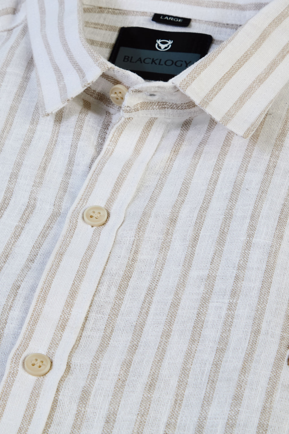 White Stripes Slim Fit Shirt
