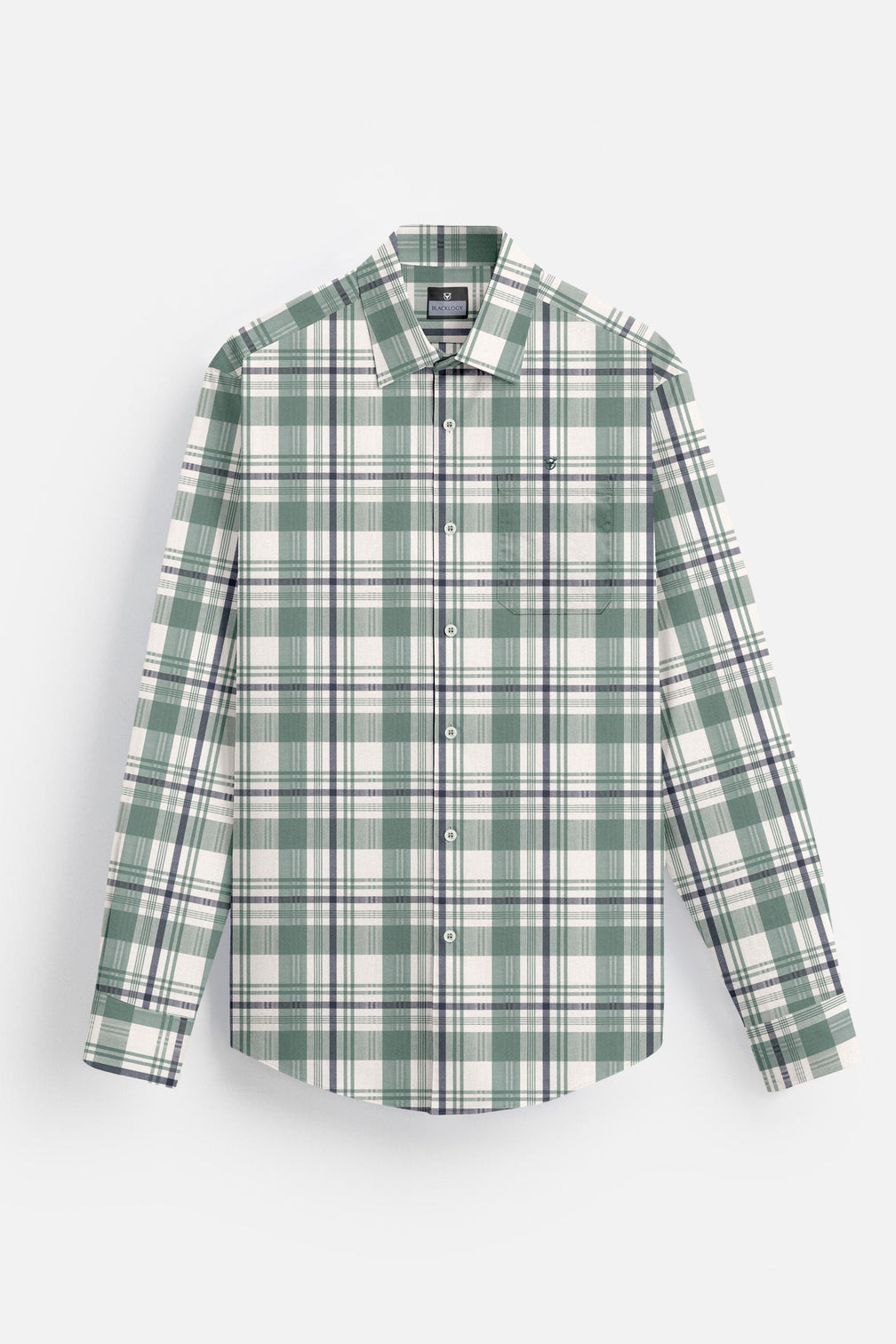 Blacklogy Men’s Premium Slim Fit Cotton Checkered Yellow and Green Shirt | Full Sleeves | Stylish Casual & Party Wear Shirt with Pocket