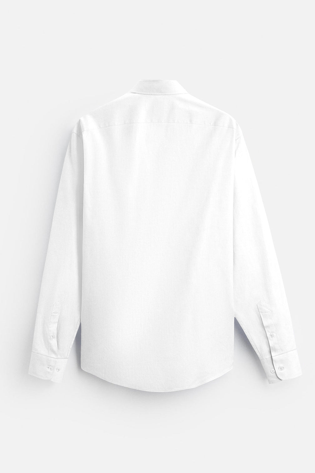 Blacklogy Men's Premium Satin Solid Shirt – White | Stylish Slim Fit Formal Shirt with Logo