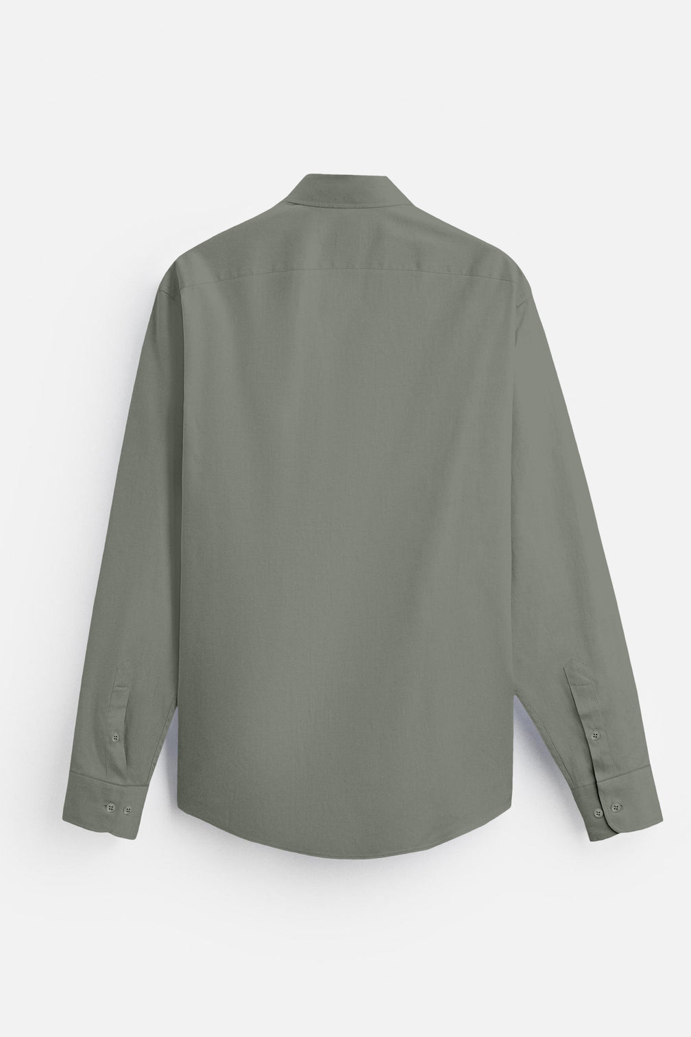 Blacklogy Men's Premium Cotton Light Green Double Pocket Full Sleeve Shirt