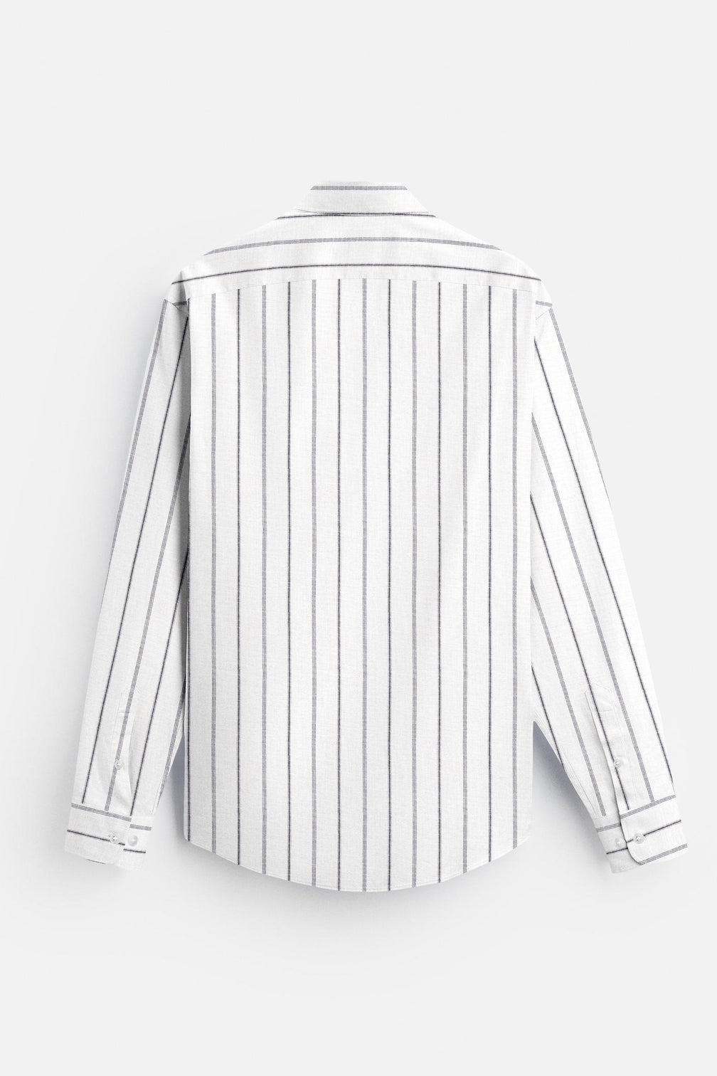 Blacklogy Men’s Premium Striped Shirt – 100% Cotton Casual & Formal Wear | Slim Fit, Full Sleeve, Soft Fabric – Stylish Black Vertical Stripes